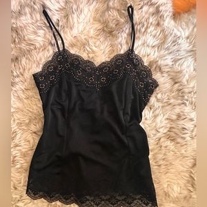 The Limited silk lace spaghetti strap